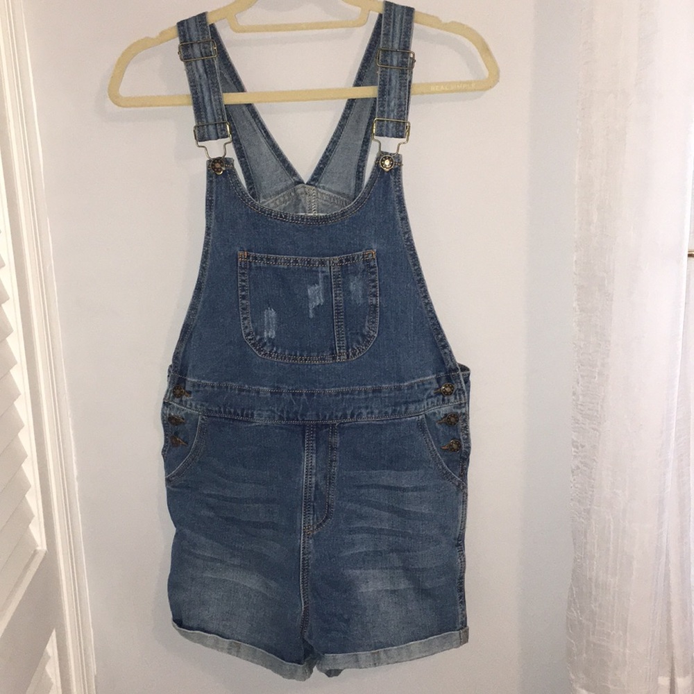 Denim Overalls !